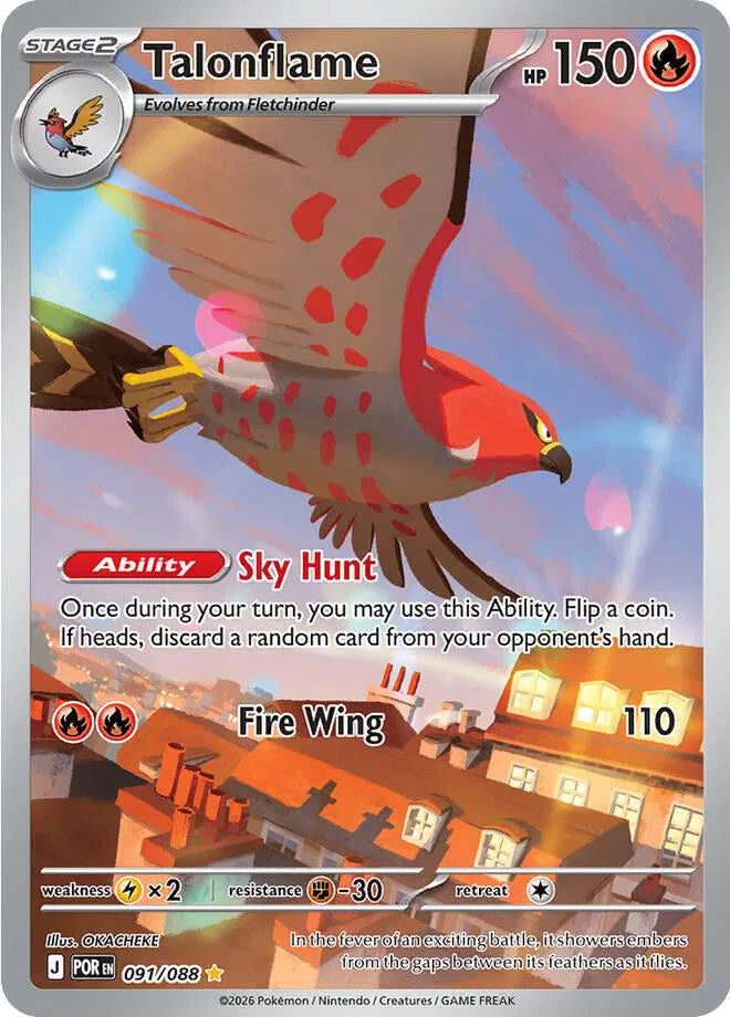 Talonflame - Illustration Rare - 091/088 (J)