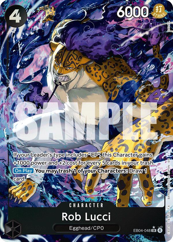 Rob Lucci (Alternate Art) Adventure on Kami's Island SR • EB04-048 Foil