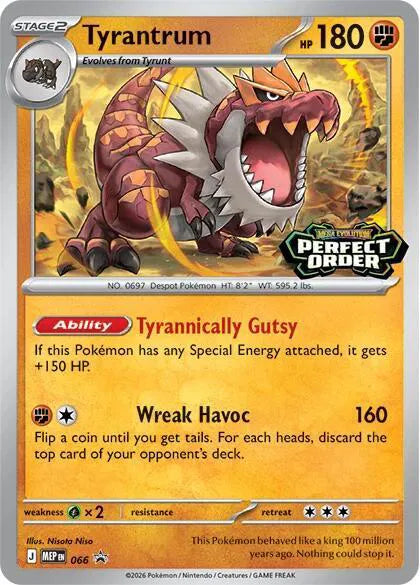 Tyrantrum - Prerelease Promo - MEP 066