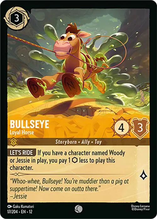 Bullseye #17/204 Common Wilds Unknown- Cold Foil