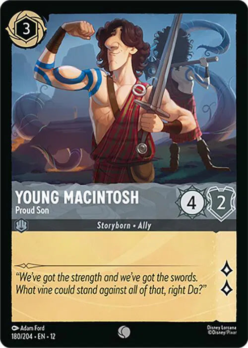 Young Macintosh #180/204 Common Wilds Unknown - Cold Foil