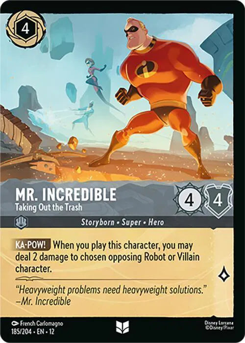Mr. Incredible #185/204 Uncommon Wilds Unknown - Cold Foil