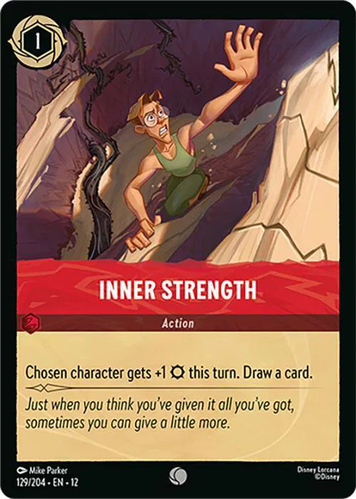 Inner Strength #129/204 Common Wilds Unknown- Cold Foil