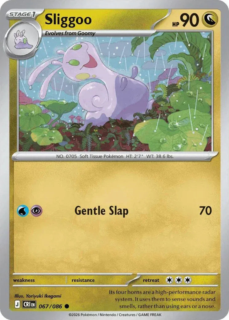 Sliggoo - Reverse Holo Rare - 067/086