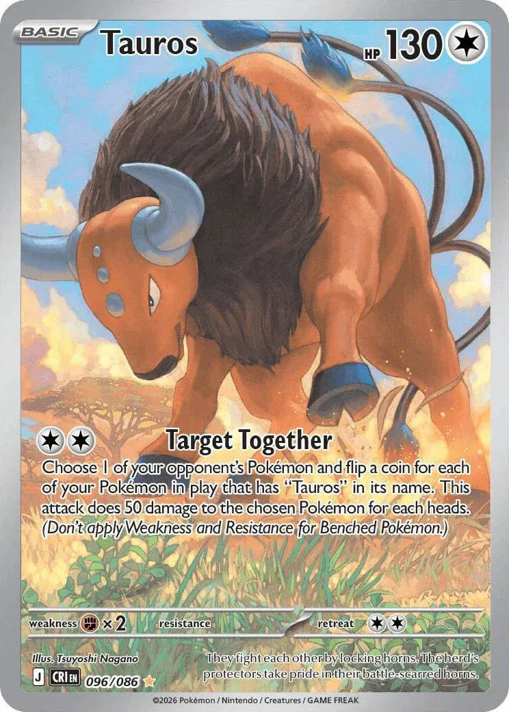 Tauros - Illustration Rare - 096/086