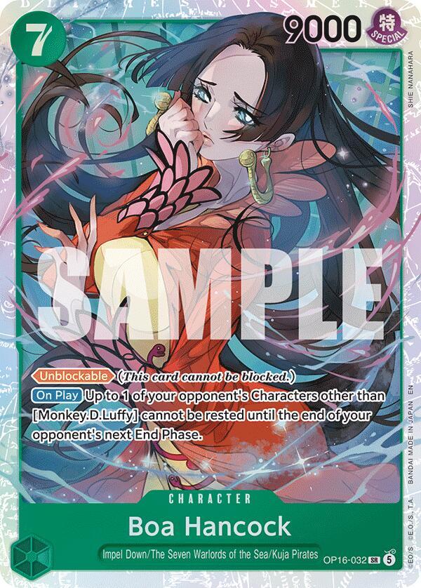 Boa Hancock The Time of Battle SR • OP16-032 Foil