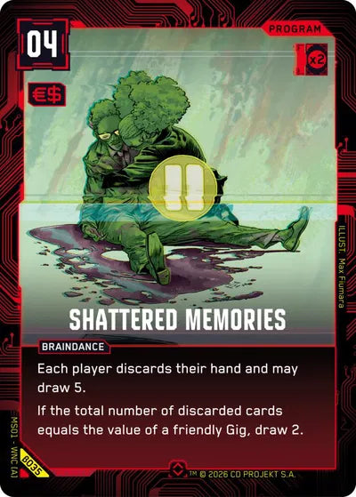 Shattered Memories - Beta Rare Foil - B035