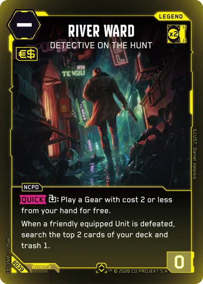 River Ward Detective On The Hunt - Beta Rare Foil - B039