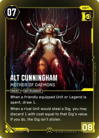 Alt Cunningham Mother Of Daemons - Beta Rare Foil - B042