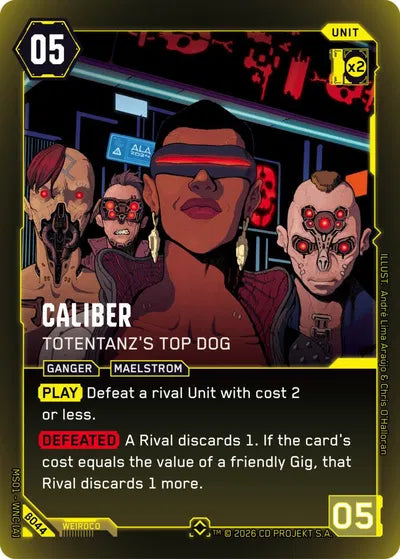 Caliber Totentanz's Top Dog - Beta Rare Foil - B044