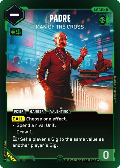Padre Man Of The Cross - Beta Rare Foil - B074