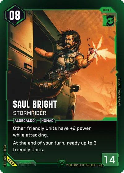 Saul Bright Storm Rider - Beta Rare Foil - B089
