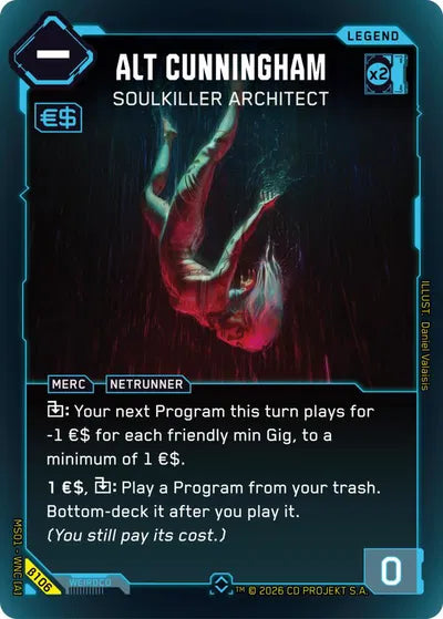 Alt Cunningham Soulkiller Architect - Beta Rare Foil - B106