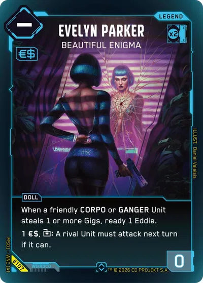 Evelyn Parker Beautiful Enigma - Beta Rare Foil - B107