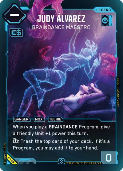 Judy Alvarez Braindance Maestro - Beta Epic Foil - B108