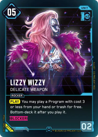 Lizzy Wizzy Delicate Weapon - Beta Rare Foil - B117
