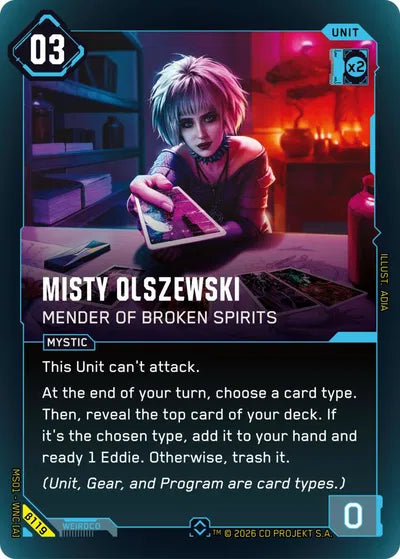 Misty Olszewski Mender Of Broken Spirits - Beta Rare Foil - B119