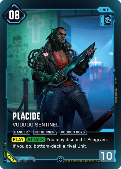 Placide Voodoo Sentinel - Beta Rare Foil - B123