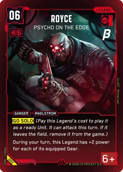 Royce Psycho On The Edge - Beta Stamped Promo - PRR01-002