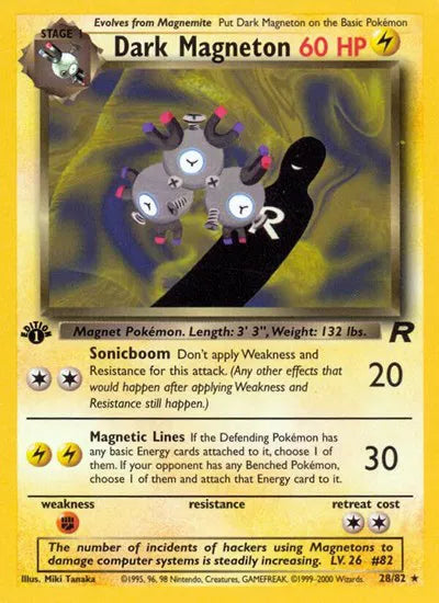 Dark Magneton - First Edition Rare - 28/82