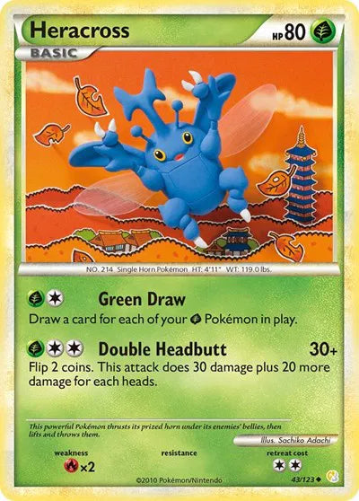 Heracross Uncommon 43/123 (HP)