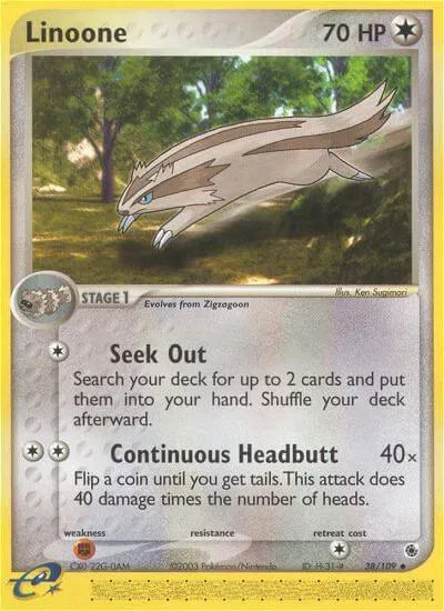 Linoone EX Ruby & Sapphire Uncommon 38 (LP)