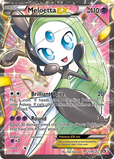 Meloetta EX - Ultra Rare - RC25/RC25