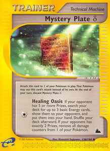 Mystery Plate Delta Pokemon • Uncommon • 136 (B)