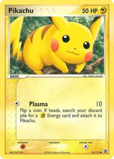 Pikachu Pokemon • Common • 74 (B)