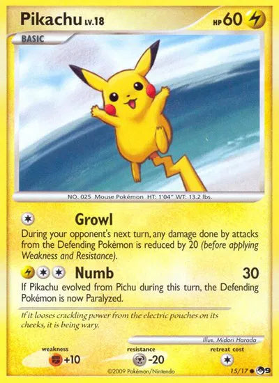 Pikachu Pokemon • Common • 15 (B)