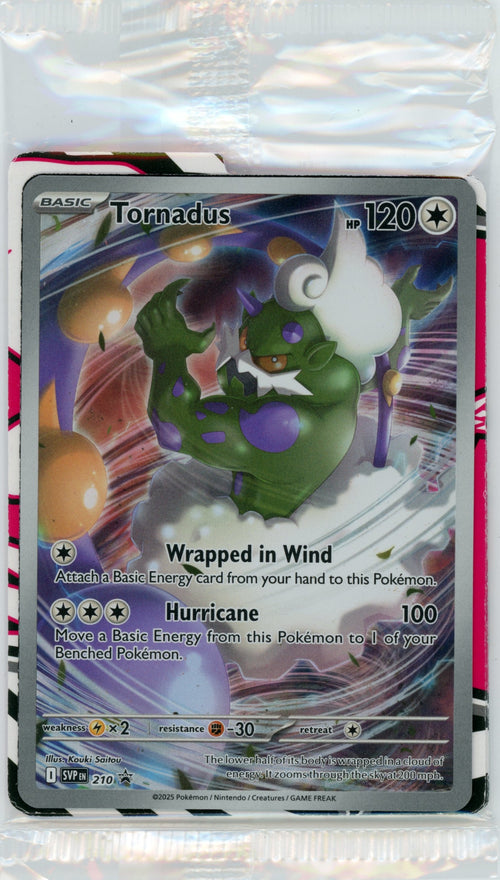 Tornadus - SVP 210 ETB Promo - Sealed - White Flare