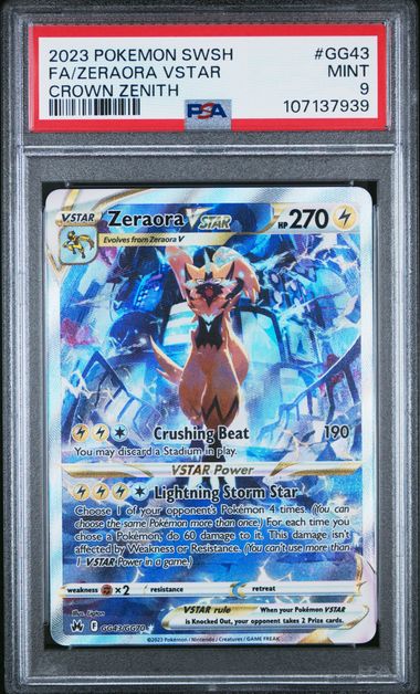 Zeraora VSTAR GG43/GG70 PSA 9