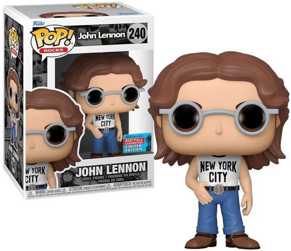 Funko The Beatles POP! Rocks John Lennon Vinyl Figure #240 [New York City]