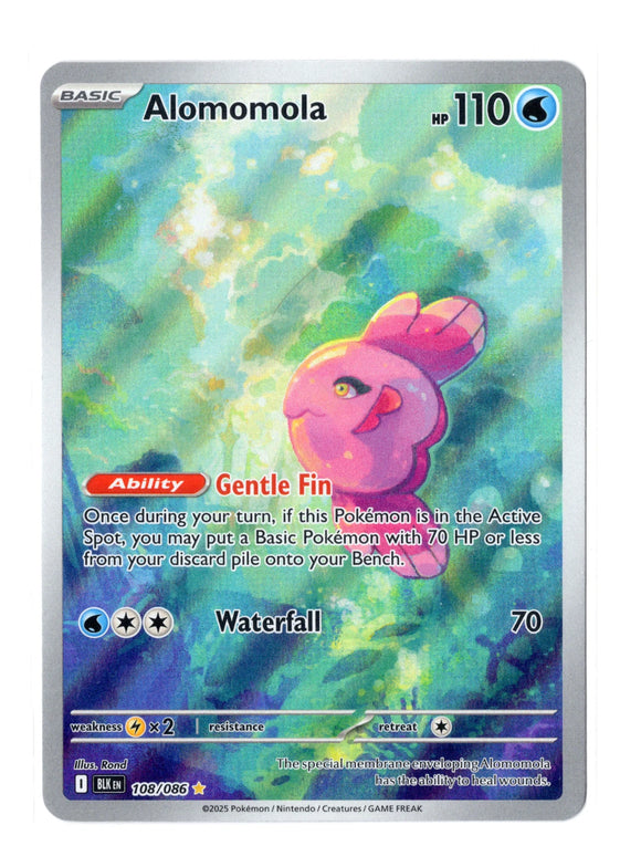 Alomomola 108/086 Black Bolt - Illustration Rare