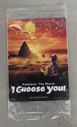 i choose you promo sealed [Ash's Pikachu] 3x random pikachus