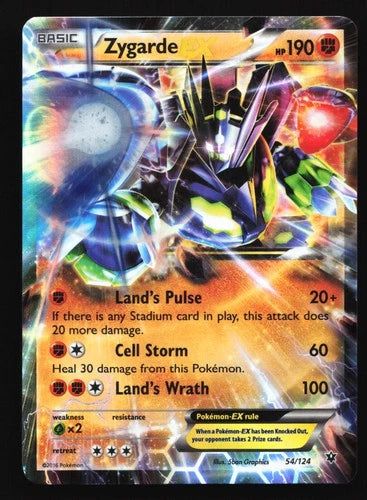 Zygarde EX - Double Rare - 54/124