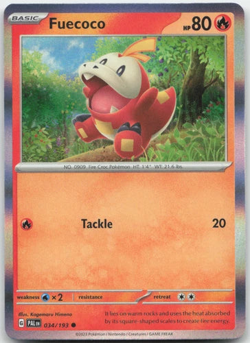 Fuecoco - 034/193 (Summer 2023 Collector Chest) Deck Exclusives Common 034/193