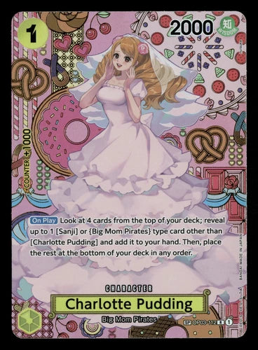 Charlotte Pudding OP03-112 SP OP08 One Piece TCG NM ENGLISH