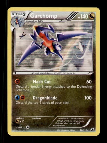 Garchomp Holo Rare 96/113