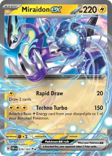 Miraidon ex 079/197 OBF Obsidian Flames