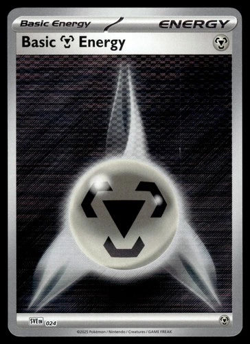 Basic Metal Energy - 024 SVE: Scarlet & Violet Energies Common 024 Holo