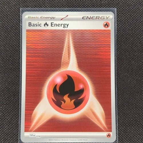 Basic Fire Energy - 018 SVE: Scarlet & Violet Energies Common Holo