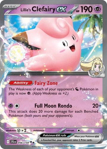 Lillie's Clefairy ex - 056/159 Journey Together Ultra Rare