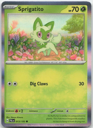 Sprigatito - 013/193 (Summer 2023 Collector Chest) Deck Exclusives Common 013/193