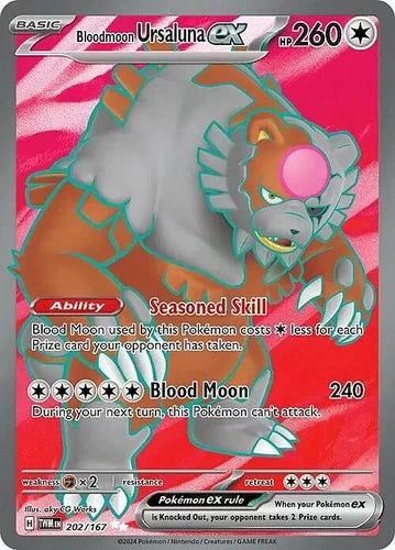 Bloodmoon Ursaluna ex 202/167 Full Art Twilight Masquarade