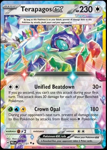 Terapagos EX - Ultra Rare - 092/131