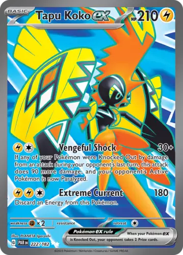 Tapu Koko 222/182 - Paradox Rift Ultra Rare