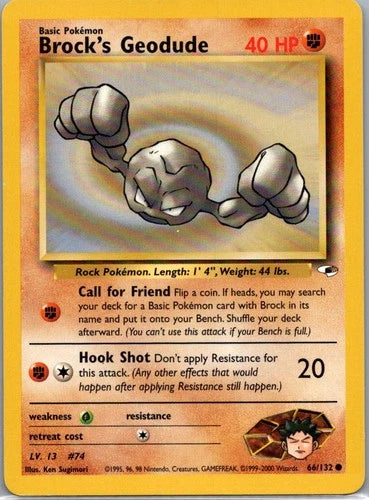 Brock's Geodude Common 66/132 (LP)