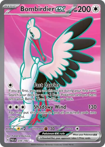 Bombirdier EX - 234/182 - Ultra Rare - Paradox Rift