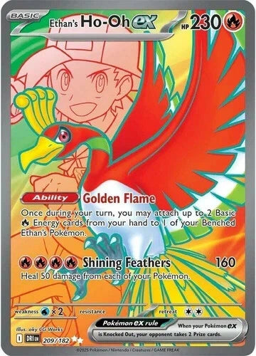 Ethan's Ho-Oh ex 209/182 Full Art Destined Rivals